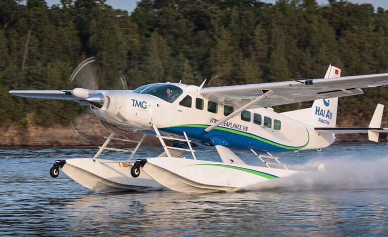 Hidroavião na Amazônia