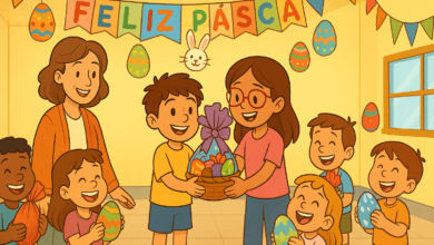 A Festa de Páscoa Na Escola por Almir Souza