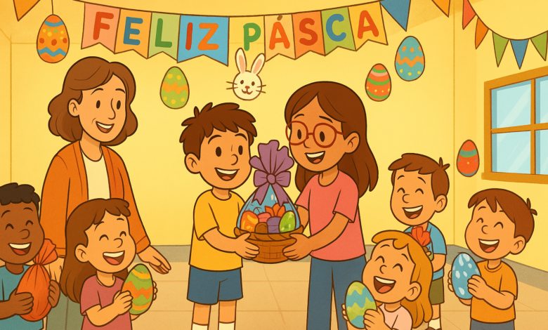 A Festa de Páscoa Na Escola por Almir Souza