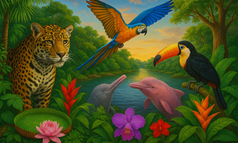 As Cores da Amazônia: Um Espetáculo Natural