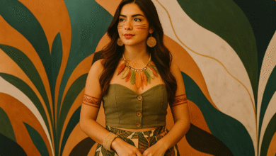 Lorena Maia em Fama Fashion Week:Moda que Celebra e Preserva a Floresta