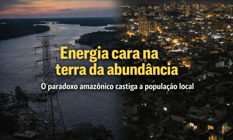 Energia cara na terra da abundância