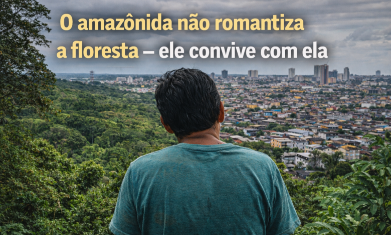 O amazônida não romantiza a floresta — ele convive com ela