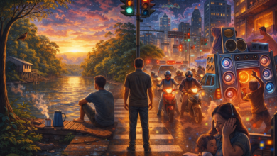 Quando o Silêncio da Floresta Encontra o Barulho da Cidade