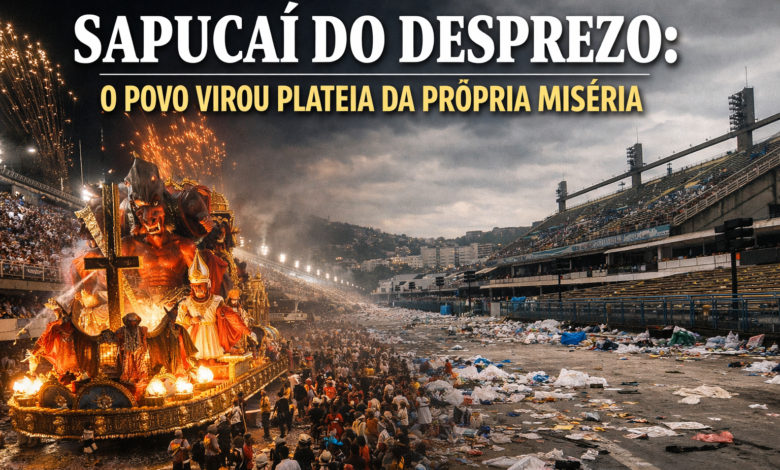 Sapucaí do Desprezo: O Povo Virou Plateia da Própria Miséria
