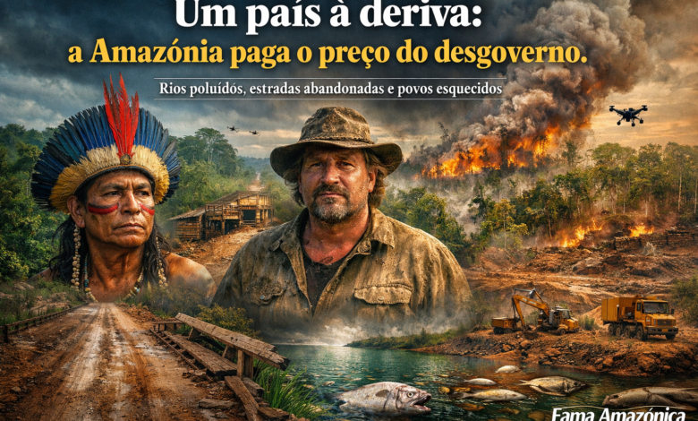 Um país à deriva: a Amazônia paga o preço do desgoverno
