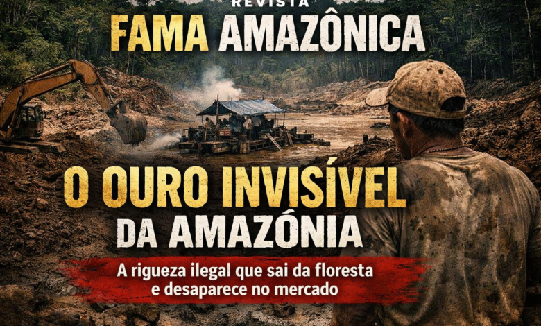 O ouro invisível da Amazônia: a riqueza ilegal que sai da floresta