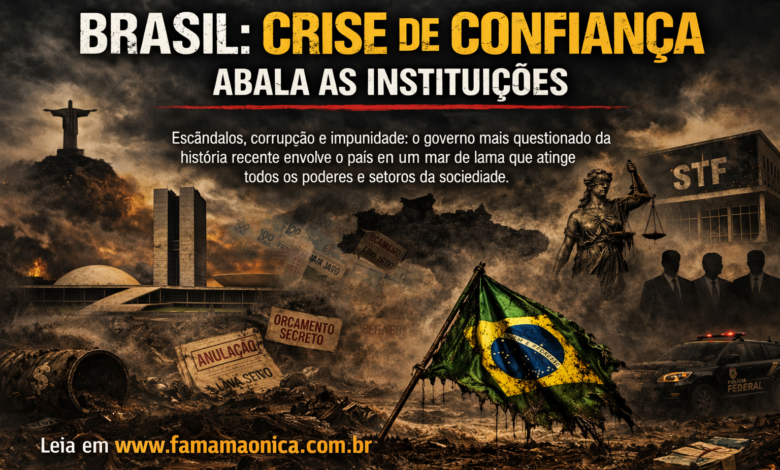 Brasil: crise de confiança abala as instituições