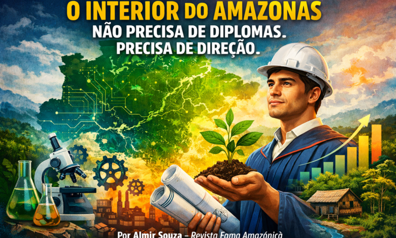 O Interior do Amazonas Não Precisa de Diplomas. Precisa de Direção